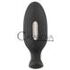 Дополнительное фото Анальная пробка с вибрацией XouXou Vibrating E-Stim Butt Plug чёрная 9,2 см
