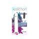 Додаткове фото Фалоімітатор на присосці з віброкулею Addiction Crystal Clean & Clear Toy Collection 7" прозорий 17,8 см