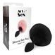 Дополнительное фото Анальная пробка с хвостом Art Of Sex Silicone Butt Plug Rabbit Tail M чёрная 7,4 см