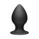 Дополнительное фото Анальная пробка Tom of Finland Medium Silicone Anal Plug чёрная 10,2 см