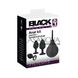 Додаткове фото Набір для анального сексу You2Toys Black Velvets Kit Douche + 3 Jewel Butt Plugs чорний з прозорим кристалом
