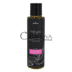 Основне фото Масажна олія з феромонами Sensuva Me & You Luxury Massage Oil Pink Grapefruit & Vanilla Bean рожевий грейпфрут та ваніль 125 мл