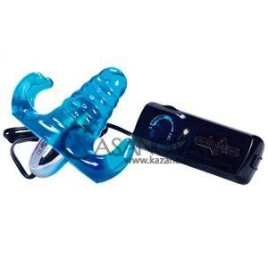 Основне фото Стимулятор із вібрацією для жінок Vagina Plug блакитний 6 см