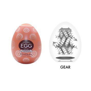 Основное фото Мастурбатор-яйцо Tenga Egg Gear белый