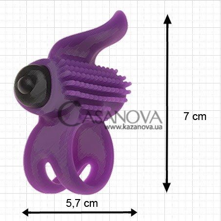 Основное фото Виброкольцо-стимулятор Bullet Lastic Ring фиолетовое