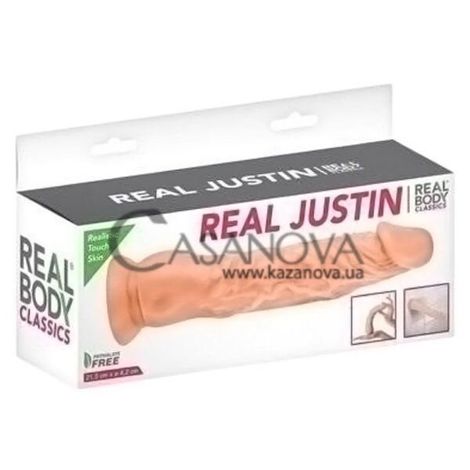 Основное фото Фаллоимитатор на присоске Real Body Real Justin телесный 21,5 см