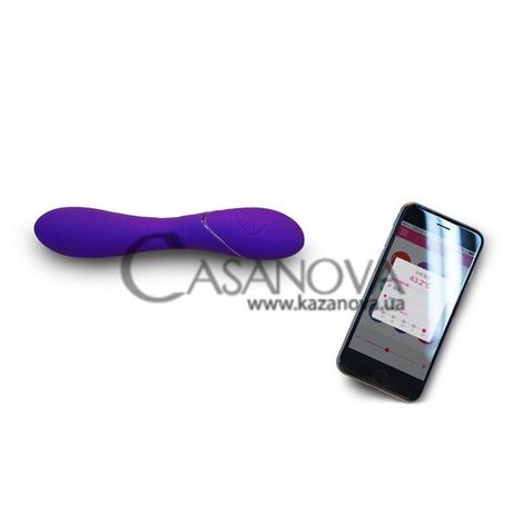 Основное фото Вибратор с подогревом Magic Motion Magic Wand фиолетовый 19,9 см