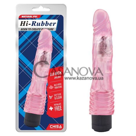 Основное фото Вибратор Hi-Rubber Born To Create Pleasure 8.8 Inch розовый 21,7 см