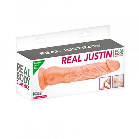 Основное фото Фаллоимитатор на присоске Real Body Real Justin телесный 21,5 см