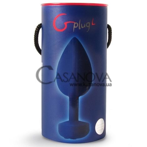 Основное фото Анальная вибропробка Fun Toys Gplug Large тёмно-синяя 10,5 см