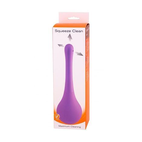 Основне фото Анальний душ Seven Creations Squeeze Clean чорний 23 см