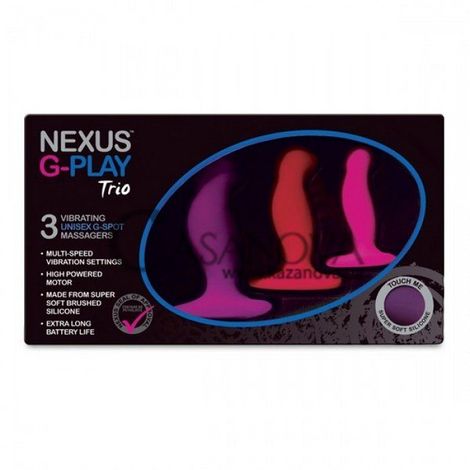 Основное фото Набор массажёров простаты с вибрацией Nexus G-Play Trio