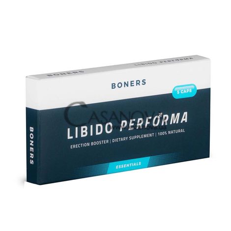 Основне фото Таблетки для ерекції Boners Libido Performa Erection Booster 5 шт