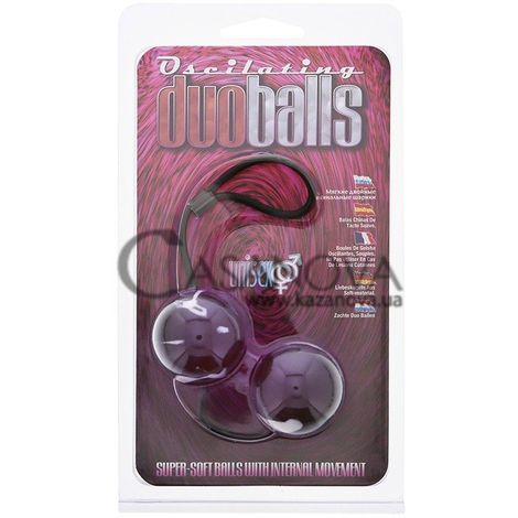 Основное фото Вагинальные шарики Oscilating Duo Balls фиолетовые