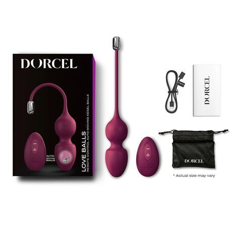 Основне фото Вагінальні кульки Dorcel Love Balls фіолетові