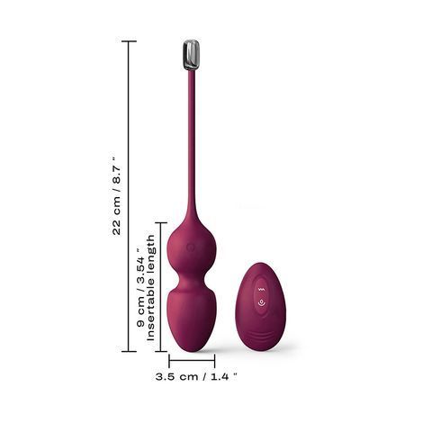 Основне фото Вагінальні кульки Dorcel Love Balls фіолетові