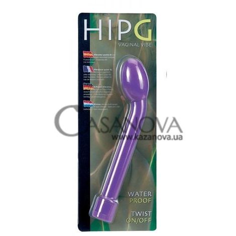 Основное фото Вибратор для точки G Hip G фиолетовый 18,5 см