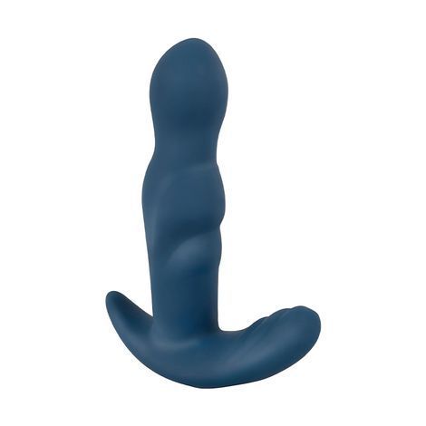 Основне фото Вібромасажер простати з ротацією ANOS RC Rotating Prostate Plug with Vibration синій 13,3 см
