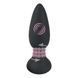 Дополнительное фото Анальная вибропробка с ротацией Black Velvets Remote Controlled Rotating & Vibrating Plug чёрная 14 см