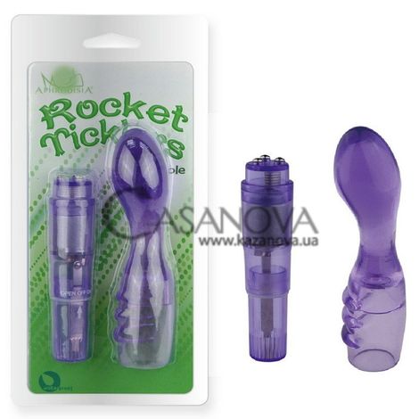Основное фото Вибромассажёр для клитора Rocket Ticklers фиолетовый 13 см