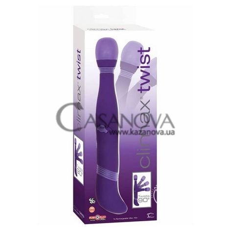 Основне фото Вібромасажер Climax Twist 7x Rechargeable Vibe фіолетовий 30 см