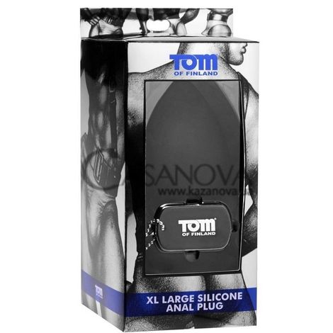Основне фото Анальна пробка Tom of Finland XL Large Silicone Anal Plug чорний 13,4 см