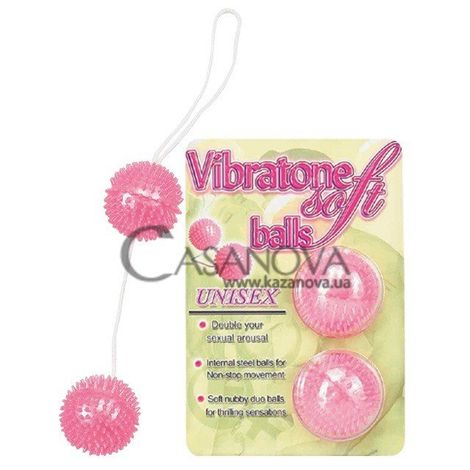 Основне фото Вагінальні кульки Vibratone Soft Balls рожеві