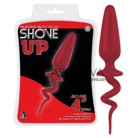 Основное фото Анальная пробка Shove Up 4" красная 18,5 см