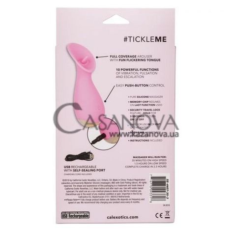 Основне фото Стимулятор клітора Slay #TickleMe рожевий 9,5 см