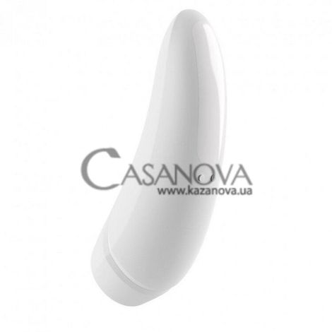 Основное фото Вакуумный клиторальный стимулятор Satisfyer Curvy 1+ белый 13,4 см