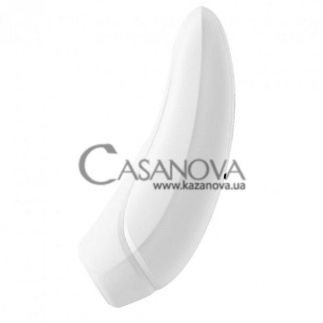 Основное фото Вакуумный клиторальный стимулятор Satisfyer Curvy 1+ белый 13,4 см