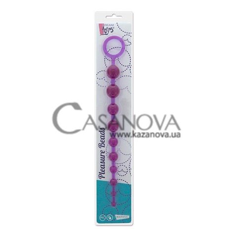 Основне фото Анальний ланцюжок Pleasure Beads фіолетовий 32 см
