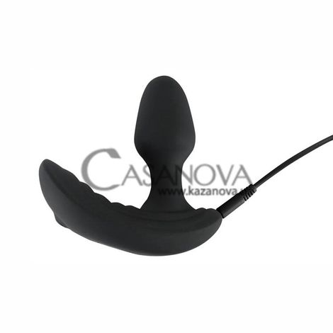 Основне фото Надувний анальний вібростимулятор Inflatable Butt Plug чорний 10,7 см