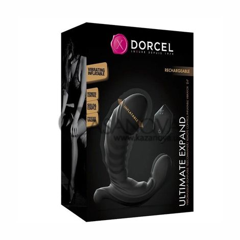Основне фото Надувний вібратор Dorcel Ultimate Expand чорний 12 см
