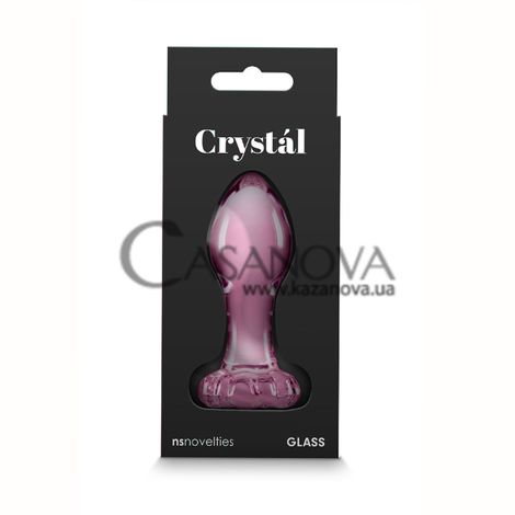 Основне фото Анальна пробка Crystal Flover рожева 8,9 см