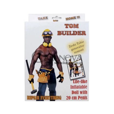 Основне фото Cекс-лялька темношкірий чоловік Boss Series Tom Builder Male Doll 165 см