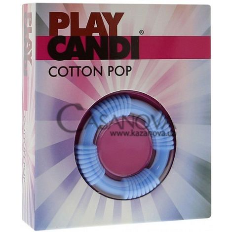 Основне фото Ерекційне кільце Play Candi Cotton Pop блакитне
