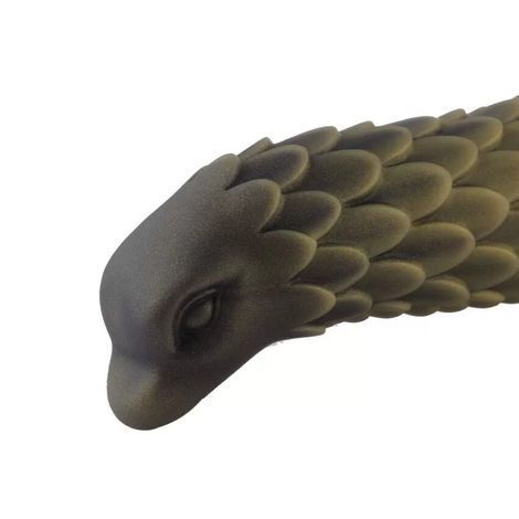 Основне фото Фалоімітатор-насадка Hismith 8.5" Squama Beast Silicone Dildo Monster Series зелений 21,5 см