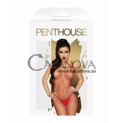 Основное фото Комбинезон-сетка Penthouse Body Search женский красный