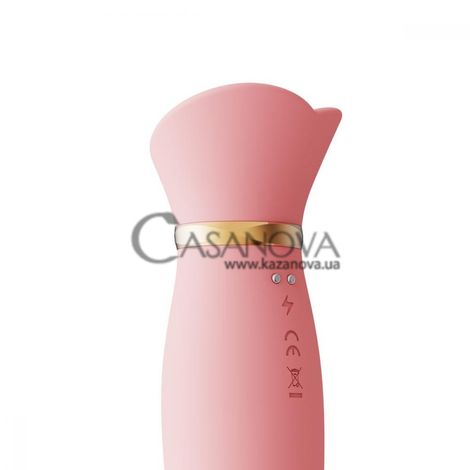 Основне фото Rabbit-вібратор Rose Zalo рожевий 25 см