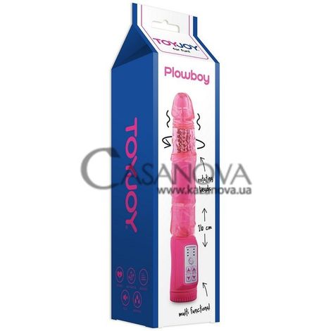 Основне фото Реалістичний вібратор Plowboy рожевий 22 см