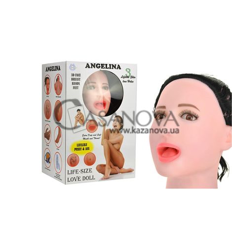 Основне фото Секс-лялька з вібрацією Boss Series Angelina тілесна
