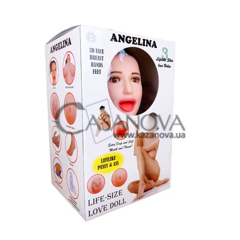 Основне фото Секс-лялька з вібрацією Boss Series Angelina тілесна