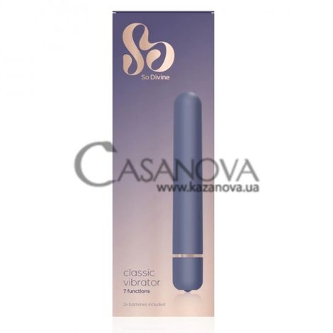 Основне фото Вібратор класичний So Divine Menopause Classic Vibrator фіолетовий 18 см