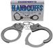 Додаткове фото Наручники Handcuffs із металу