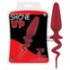 Дополнительное фото Анальная пробка Shove Up 4" красная 18,5 см