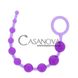 Дополнительное фото Анальная цепочка Pleasure Beads фиолетовая 32 см