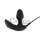Додаткове фото Надувний анальний вібростимулятор Inflatable Butt Plug чорний 10,7 см