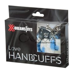 Основне фото Наручники XX-DreamSToys Love Handcuffs біло-блакитні