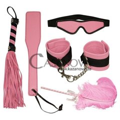 Основное фото Набор для БДСМ-игр Bad Kitty Naughty Toys Fetish Set розово-чёрный
